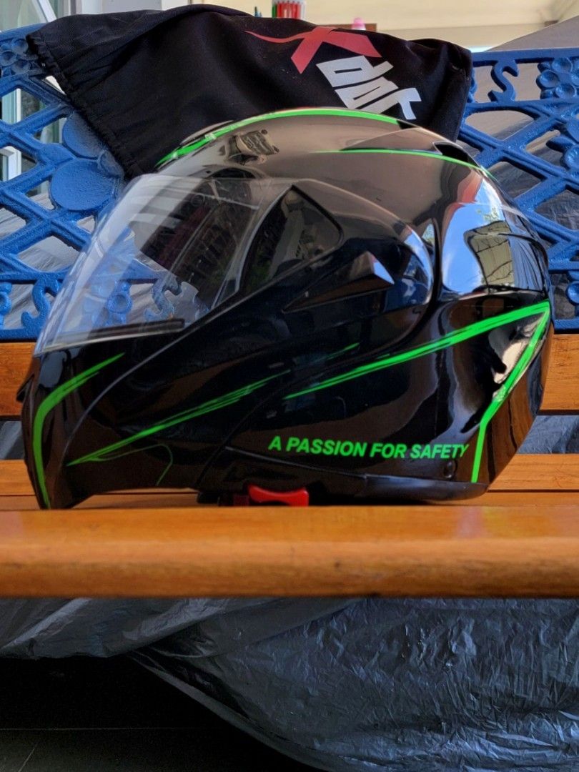 XDOT Full Face Double Visor Helmet Auto Accessories on Carousell