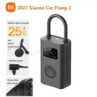 Xiaomi Air Pump 2 Mijia Portable Electric Car Compressor Treasure 150PSI  Type-C LED Multitool Inflator For Automotive 2023 New