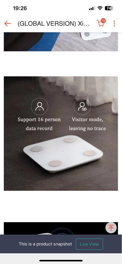 XIAOMI smart body scale, Furniture & Home Living, Home Improvement & Organisation, Home