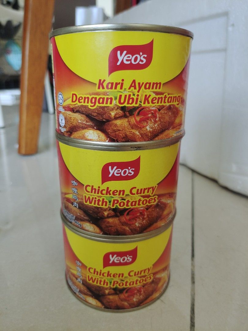 Yeo's Canned Chicken Curry with Potatoes / Tin Kari Ayam dengan Ubi