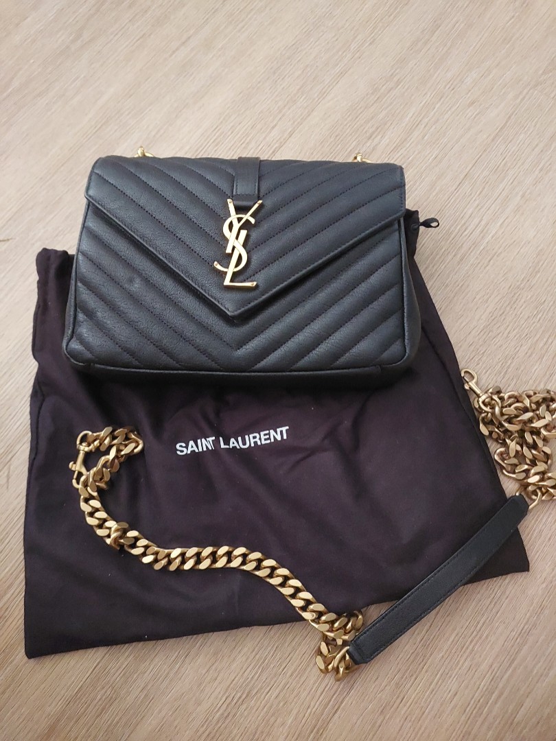 YSL College Bag Medium, Luxury, Bags & Wallets on Carousell