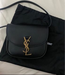 Saint Laurent Black Quilted Lambskin Mini Puffer Bag – myGemma