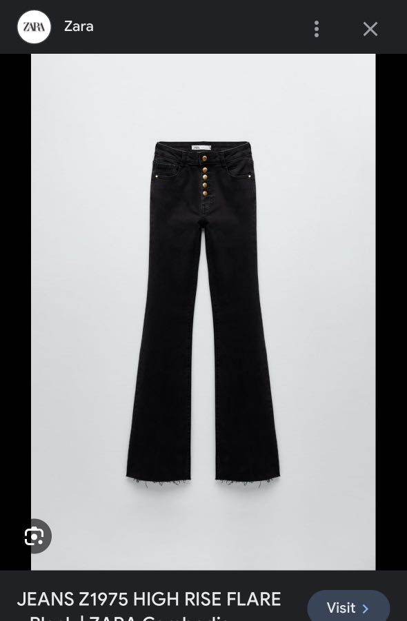Zara Flare Fit Jeans 32 Women s Fashion Bottoms Jeans