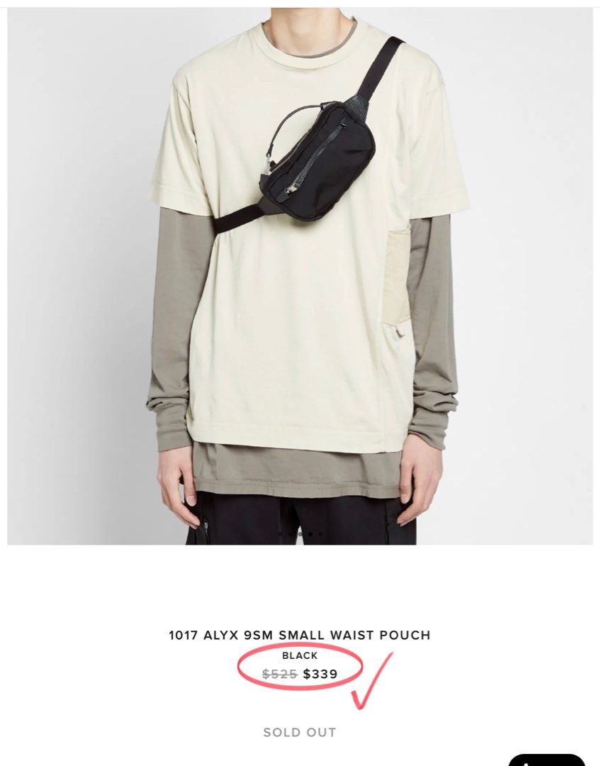 Alyx small waist pouch top