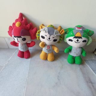 25cm Mascot Beijing Olympic Fuwa 2008 / 2 pcs (Free postage)