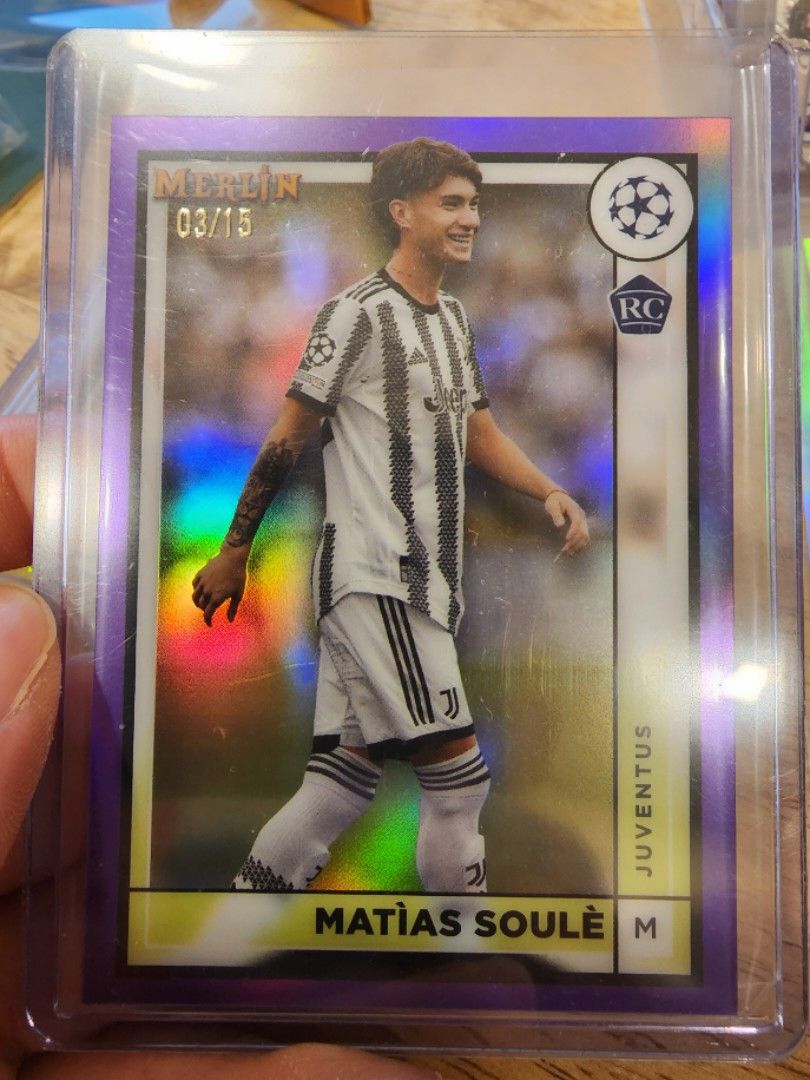 2022-23 Topps Chrome UEFA Chrome Autograph #CA-MS Matias Soule RC