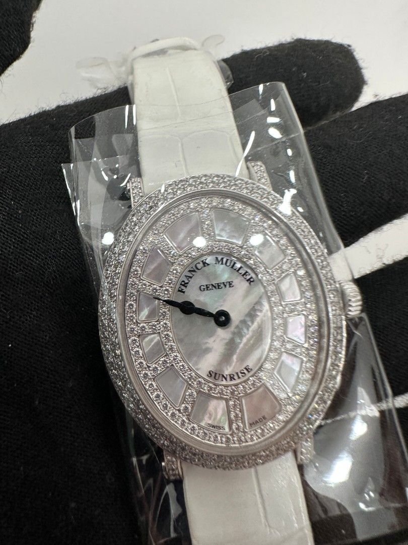 2023 BN Franck Muller sunrise 1638 B Qz mop white gold