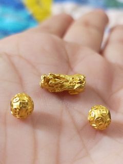 24k gold (piyao & 2 money balls)