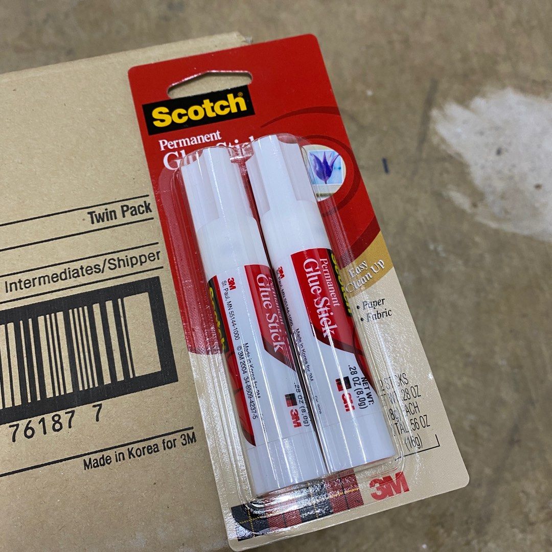 Scotch Permanent Glue Stick, 18 Pack 28 Oz. 