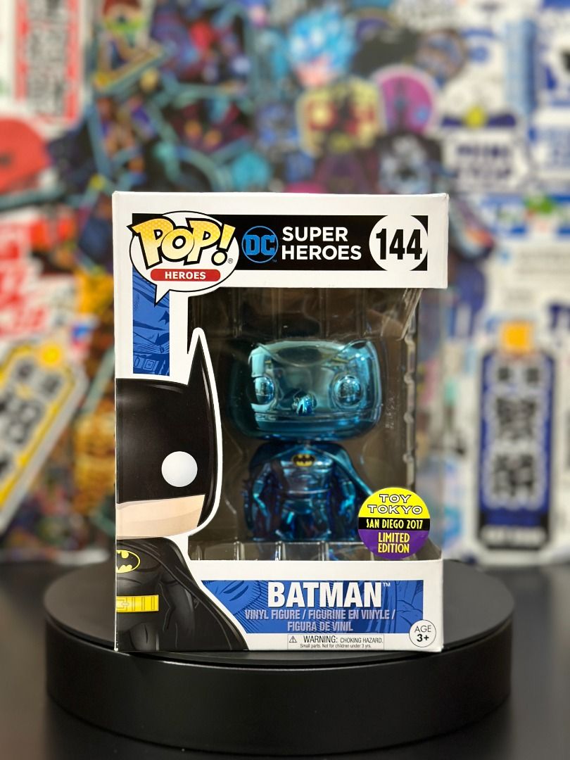 Blue chrome sales batman funko