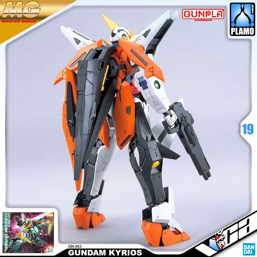 ✅𝐑𝐄𝐀𝐃𝐘 𝐒𝐓𝐎𝐂𝐊⭐️ BANDAI GUNPLA MASTER GRADE MG 1/100 GN-003 GUNDAM KYRIOS PLASTIC MODEL TOY VCA SINGAPORE (Category: Gundam Model Kits) located in Singapore. Submitted by vcagundam.sg (Listing ID 1262302962, Image 3). Description: ⭐️ MG | GUNDAM KYRIOS 🌐𝗪𝗘𝗕𝗟𝗜𝗡𝗞 https://v.vcagundam.sg/IUv3iv 🤖𝗛𝗘𝗔𝗗 𝗛𝗘𝗜𝗚𝗛𝗧 : 19cm 📝𝗧𝗬𝗣𝗘 : PLASTIC MODEL KIT From "Gundam 00" Bandai brings us their newest MG Gundam Kyrios Gunpla kit! This