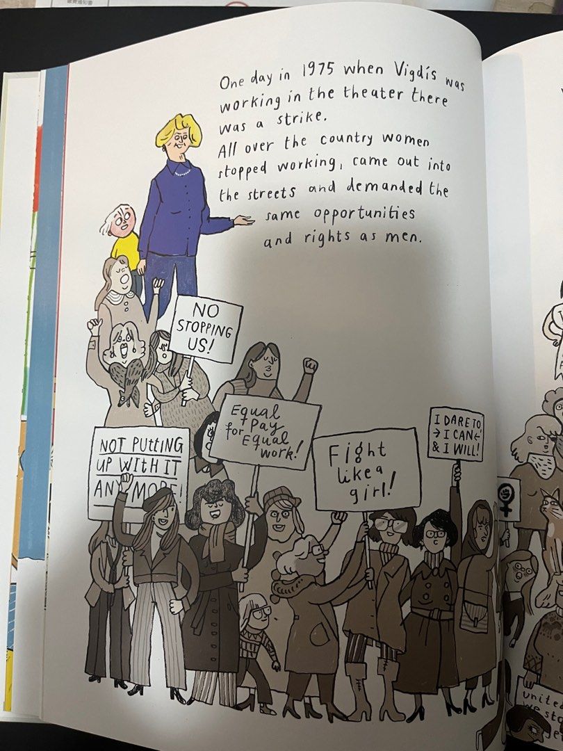 英文故事書 繪本 English book #Gender Equality - Vigdis: A book about the World ...