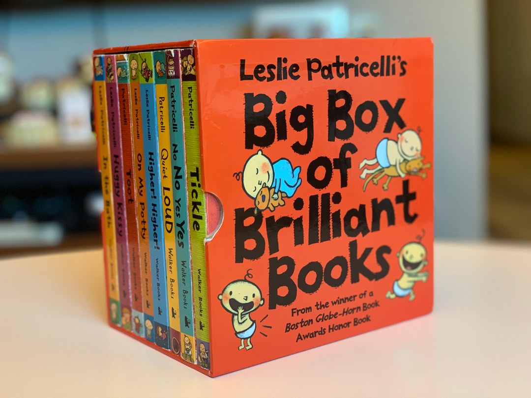 正版Leslie Patricelli's Big Box of brilliant Books Board Book