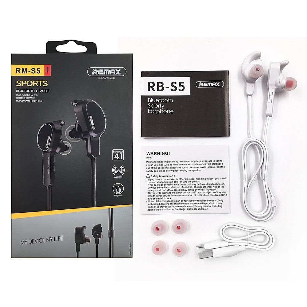 REMAX RB S5 Stereo Sound Magnetic Intelligent Sports Wireless