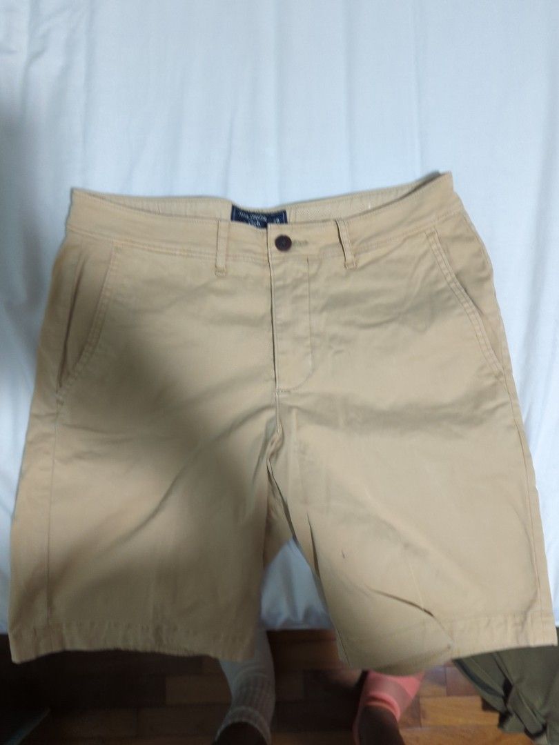 Abercrombie and fitch khaki shorts sales