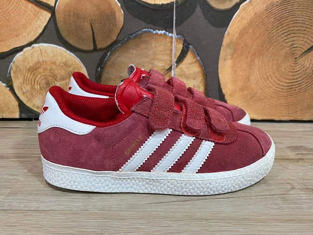 Velcro adidas gazelle top