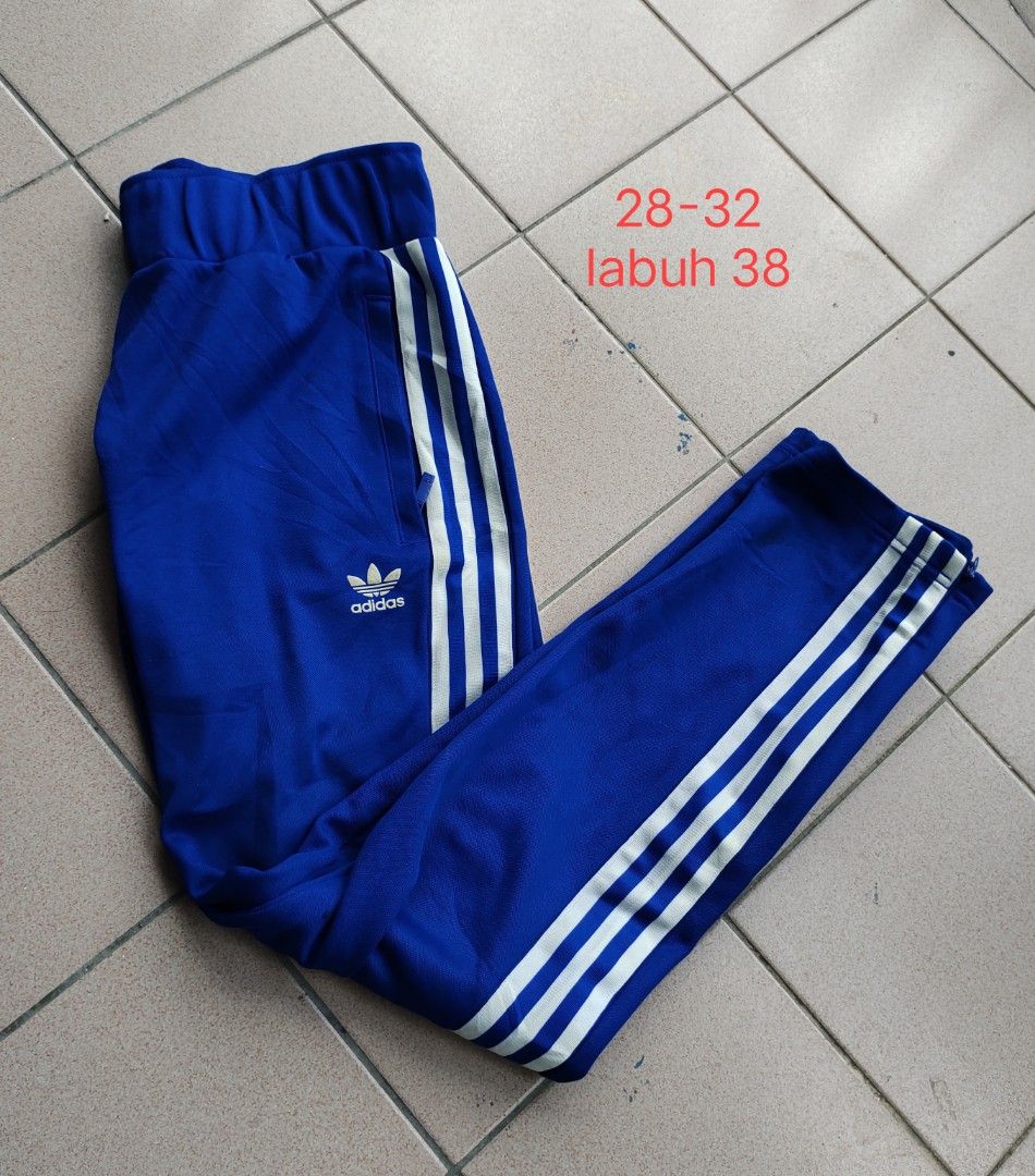 Royal blue clearance adidas track pants