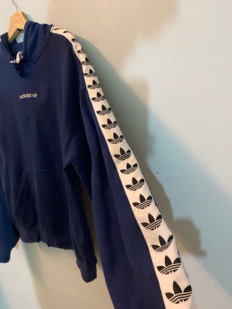 Adidas tnt cheap tape hoodie blue