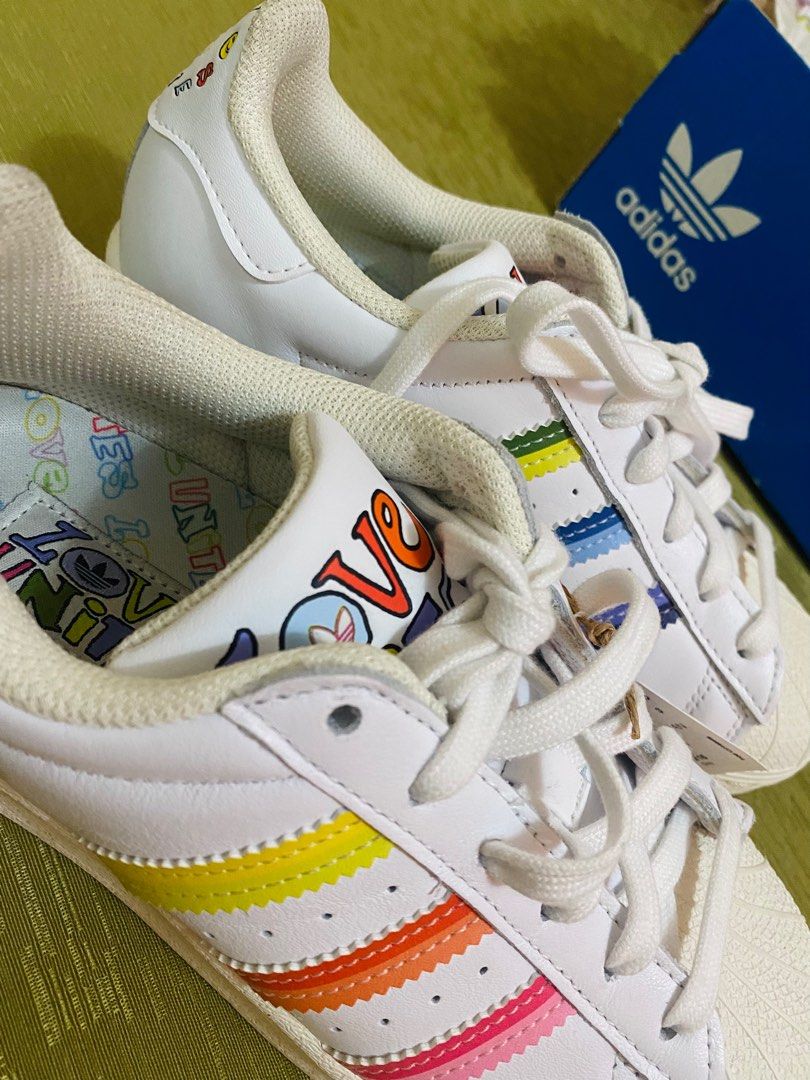 Adidas superstar metallic rainbow clearance