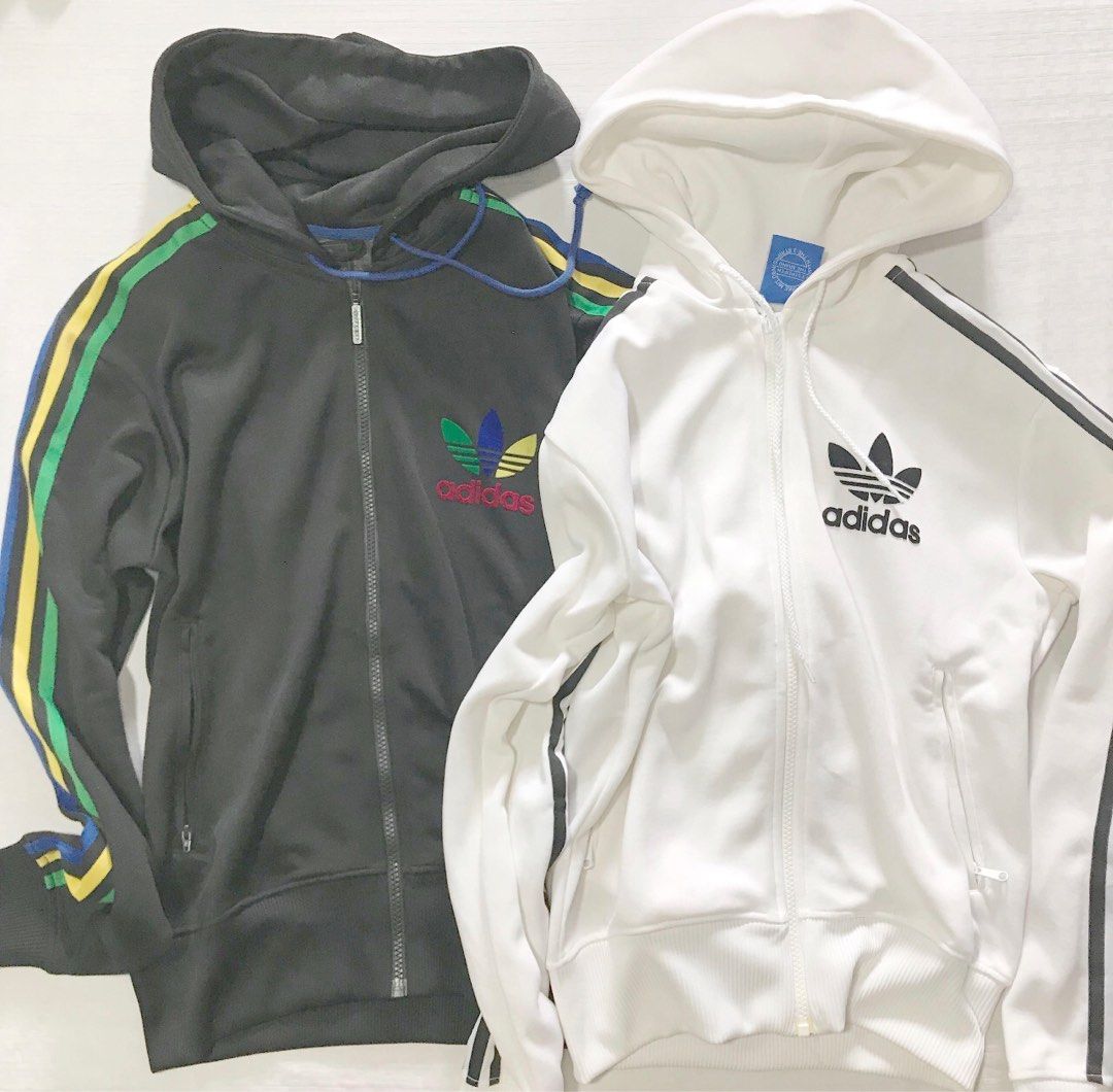 Adidas jacket white top