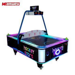 Air Hockey Game Machine Kids Adults Coin Operated Air Hockey Arcade Table With Electronic Scorer