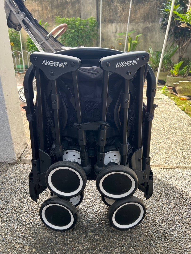 Akeeva Aerolite X Stroller Black Cabin Size lightweight Babies