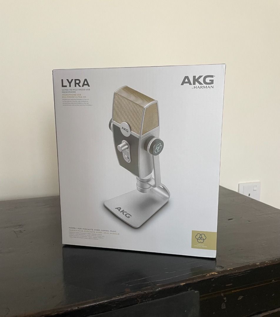 AKG LYRA Multi pattern USB Microphone FREE desk mic stand