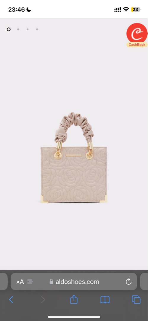 Aldo light pink deals bag
