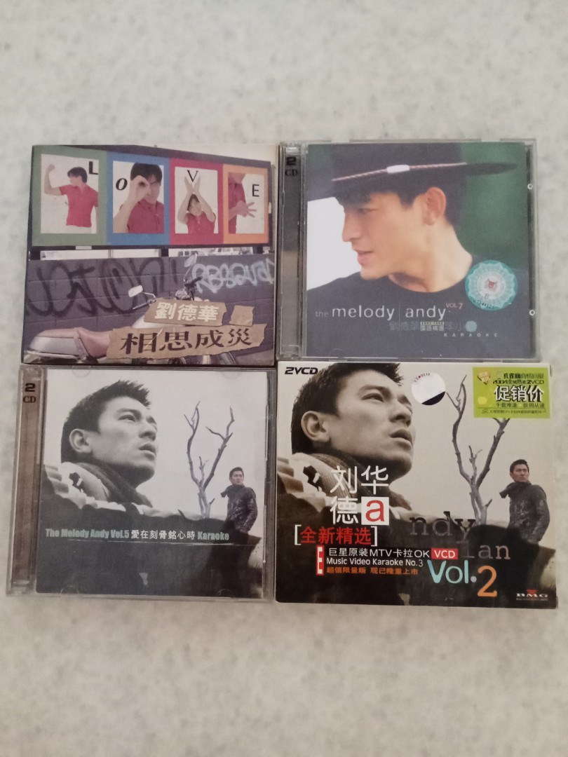 Andy Lau 刘德华CD & VCD (all for $10 only), Hobbies & Toys, Music 