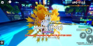 SSS/S/SSS Shiny Mamy (Holy) - Anime Adventures