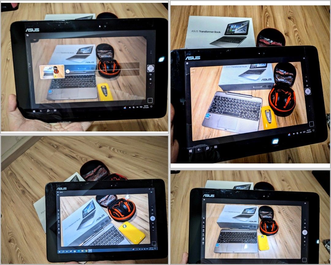 Asus Transformer T100H grey metal. Laptop & touch tablet, windows 10