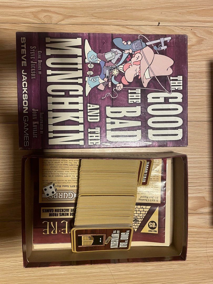 AUTHENTIC The good the bad and the Munchkin (Category: Raw Singles) located in San Mateo. Submitted by tiktok.tiktok (Listing ID 1262290336, Image 3). Description: Like new cards .