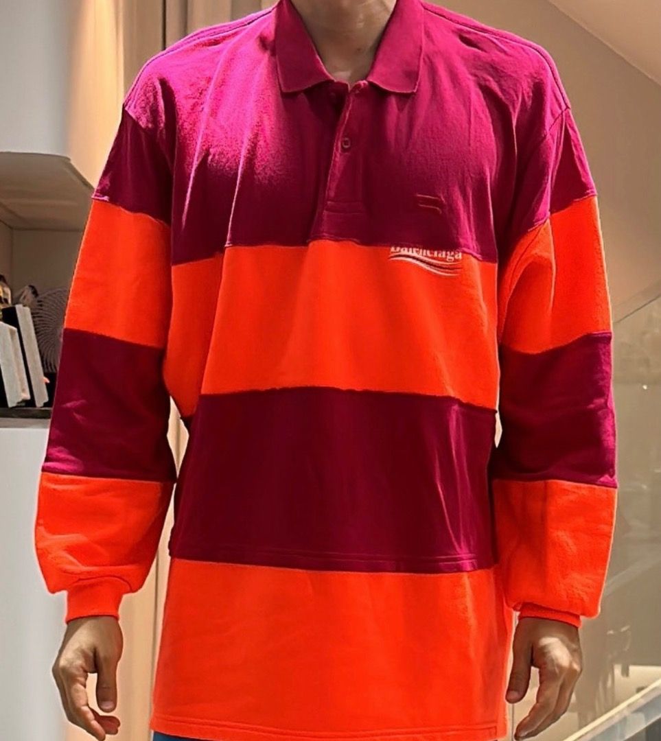 Balenciaga long online sleeve polo
