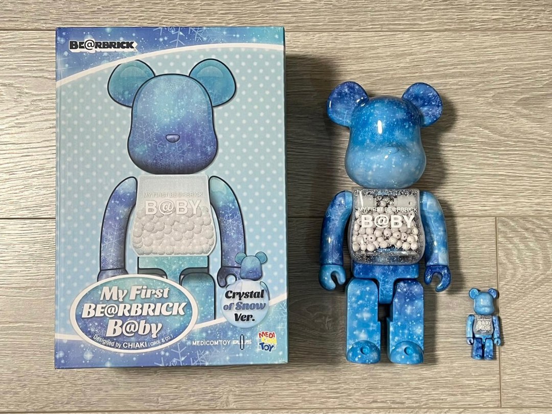 My First BE@RBRICK B@by Crystal of Snow-