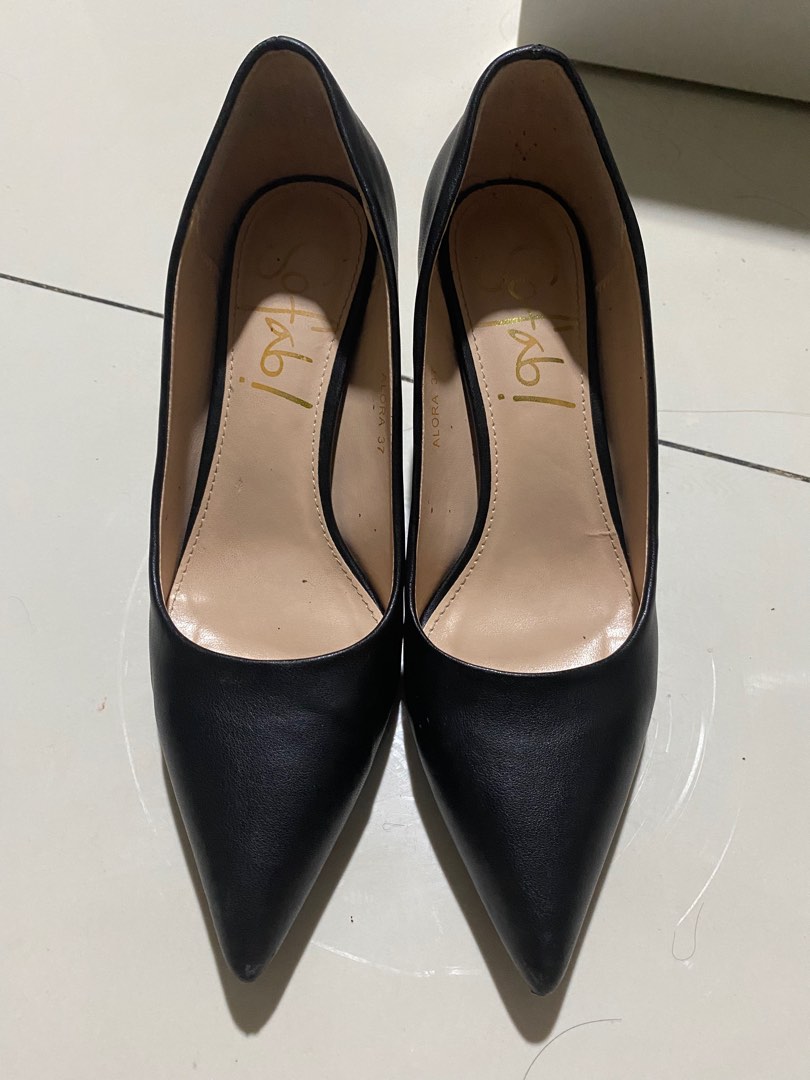 black business heels