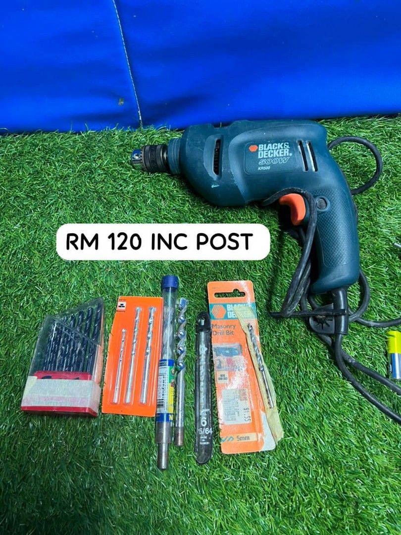 Black and decker store 500w drill price