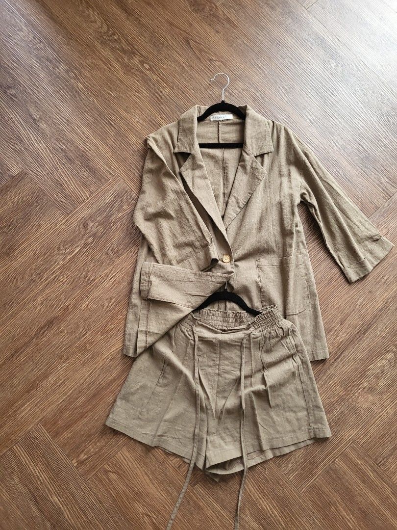 Blazer shorts set