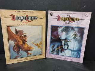 Book: The Dragon Lance Saga Book 3 & 4 - DC / TSR Graphic Novel - Roy Thomas and Tony Dezuniga Dungeons