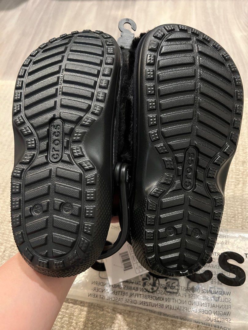 Brand New Crocs Furry Black
