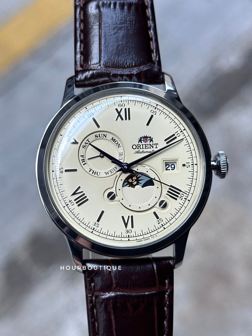 Orient bambino sun and moon discount