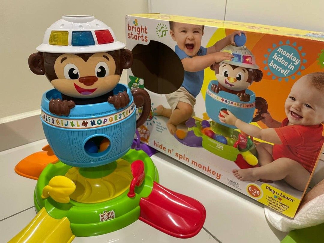 Hide and spin monkey hotsell