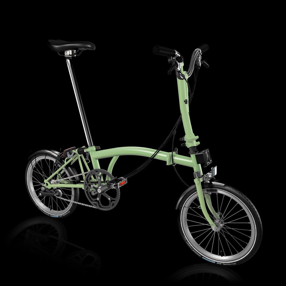 Brompton Matcha M6L Seasonal colour trifold bicycle Black edition