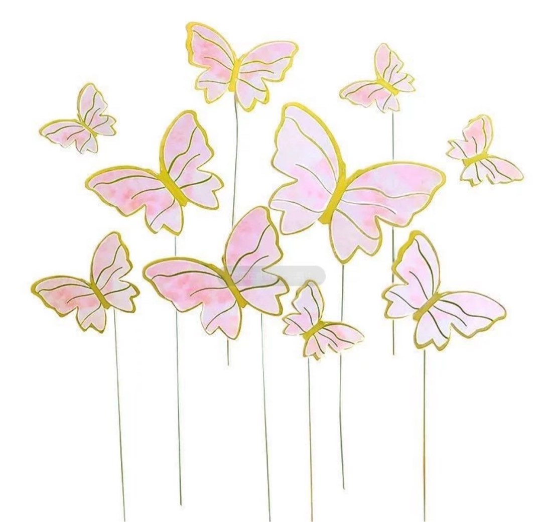 Butterfly Cake Topper, Furniture & Home Living, Kitchenware & Tableware ...