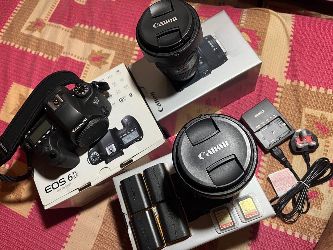 Canon EOS6D+EF2470F28L2USM+EF1635F4LIU, 攝影器材, 相機- Carousell