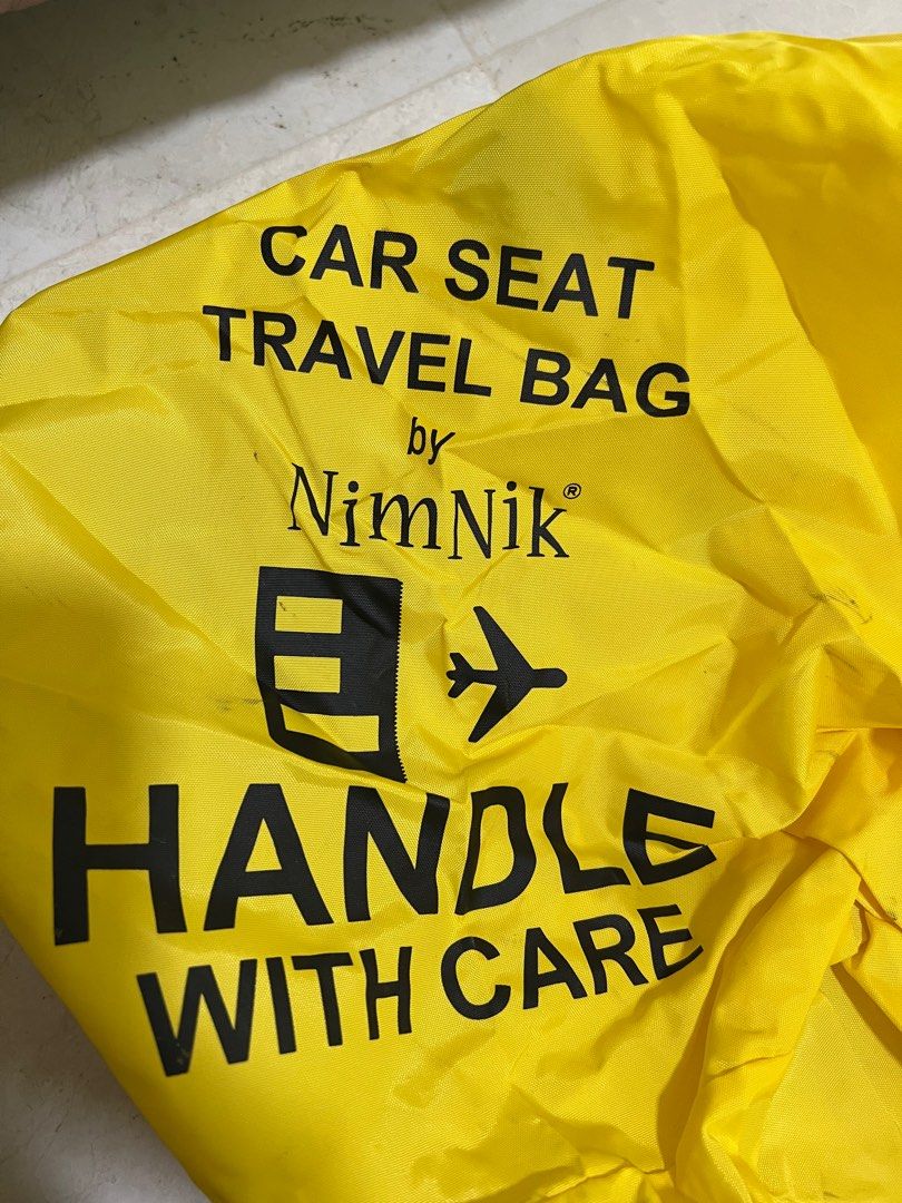 Nimnik car seat travel bag top