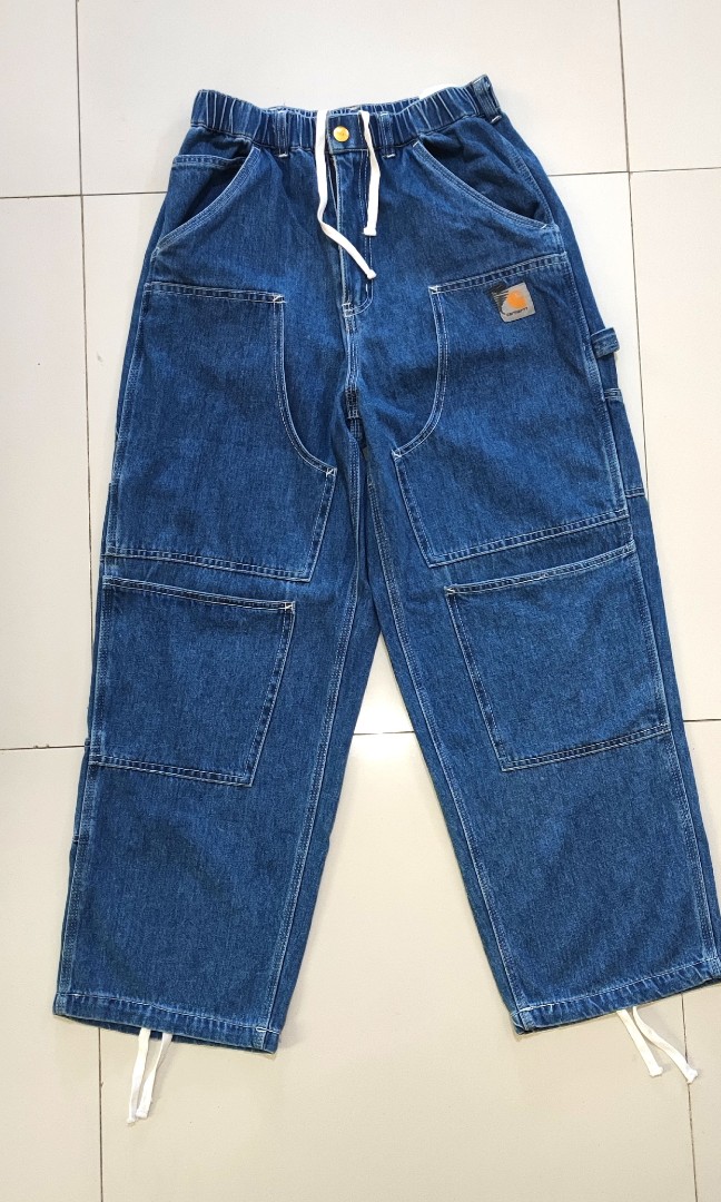 CARHARTT DOUBLE KNEE X INVINCIBLE, Men's Fashion, Bottoms, Jeans