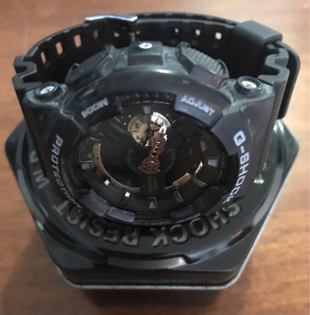 CASIO G Shock GA 110RG Black