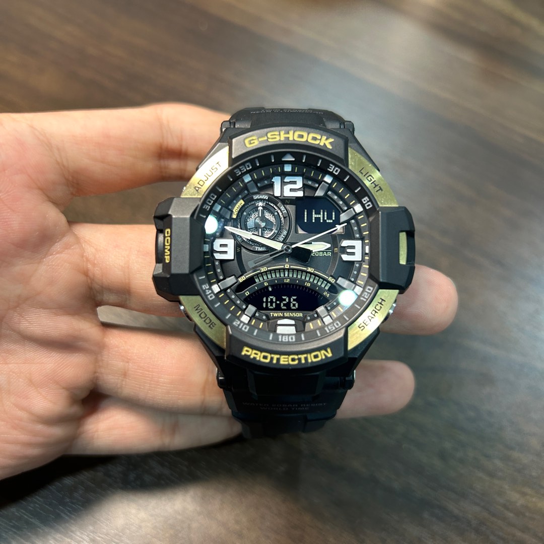 G shock gravitymaster gold deals
