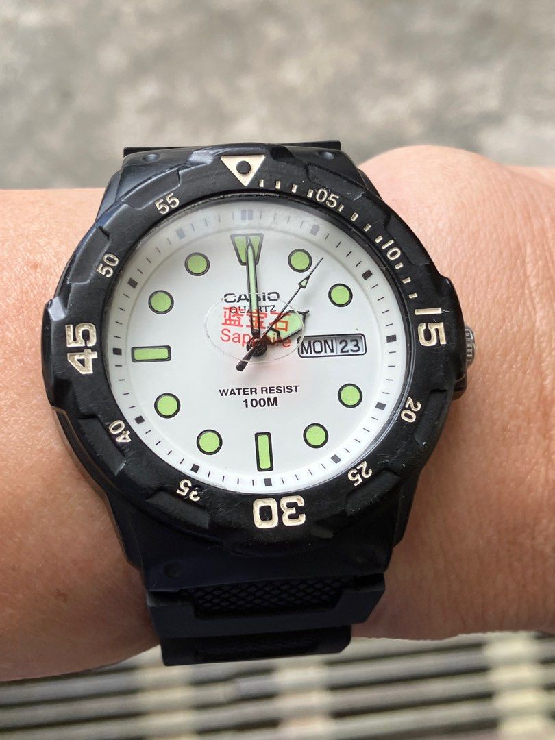 Jam casio mrw 200h top