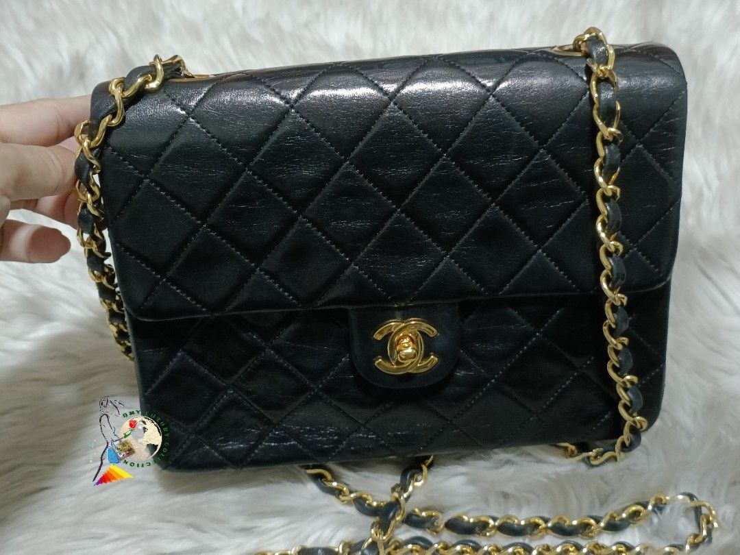 CHANEL CLASSIC MINI SQUARE FLAP 20CM 24K GHW, Luxury, Bags & Wallets on  Carousell